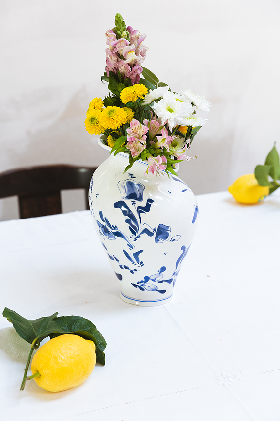 Jarrón Diesel Classics on Acid Floral Delft, 30 cm