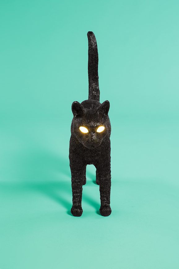 Jobby The Cat Lampe, noire