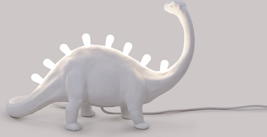 Jurassic Bronto Lampa LED bijela