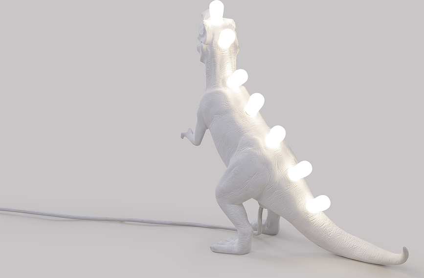 Jurassic Bronto Λάμπα LED, λευκή