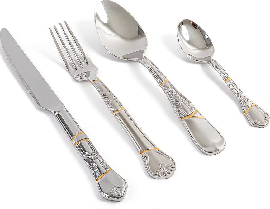 Kintsugi Jedilni pribor, 4 kosi