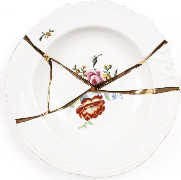 Kintsugi Tiefer Teller n-2
