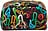 Kosmetyczka Toiletpaper Snakes 23 x 8 cm