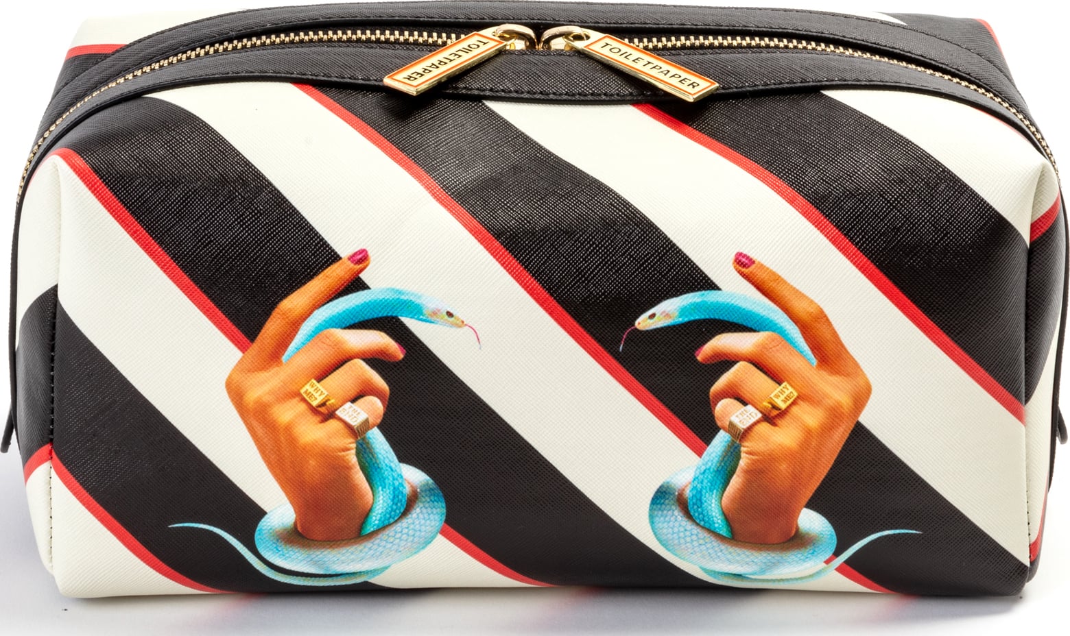 Kosmetyczka Toiletpaper Stripes Hands With Snakes 12,5 x 25,5 cm