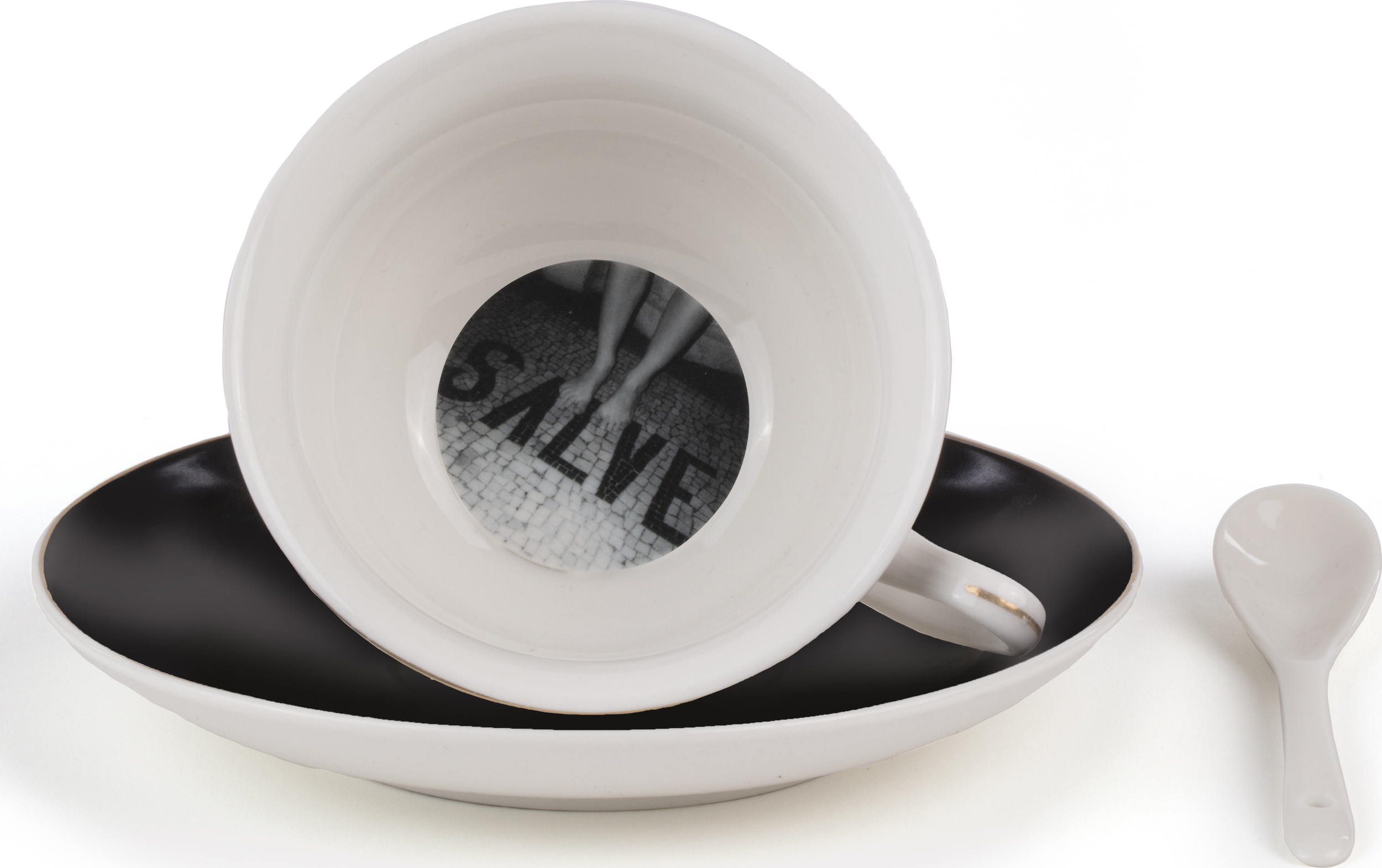 Lady Tarin Stripes Minerva Teetasse mit Untertasse und Löffel