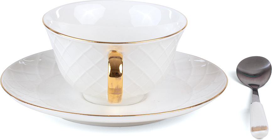 Lady Tarin Giunone Tasse à Thé avec soucoupe et cuillère