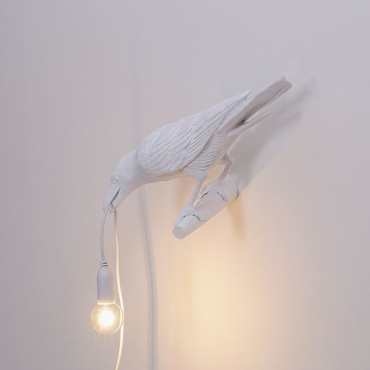Lampa Bird biała
