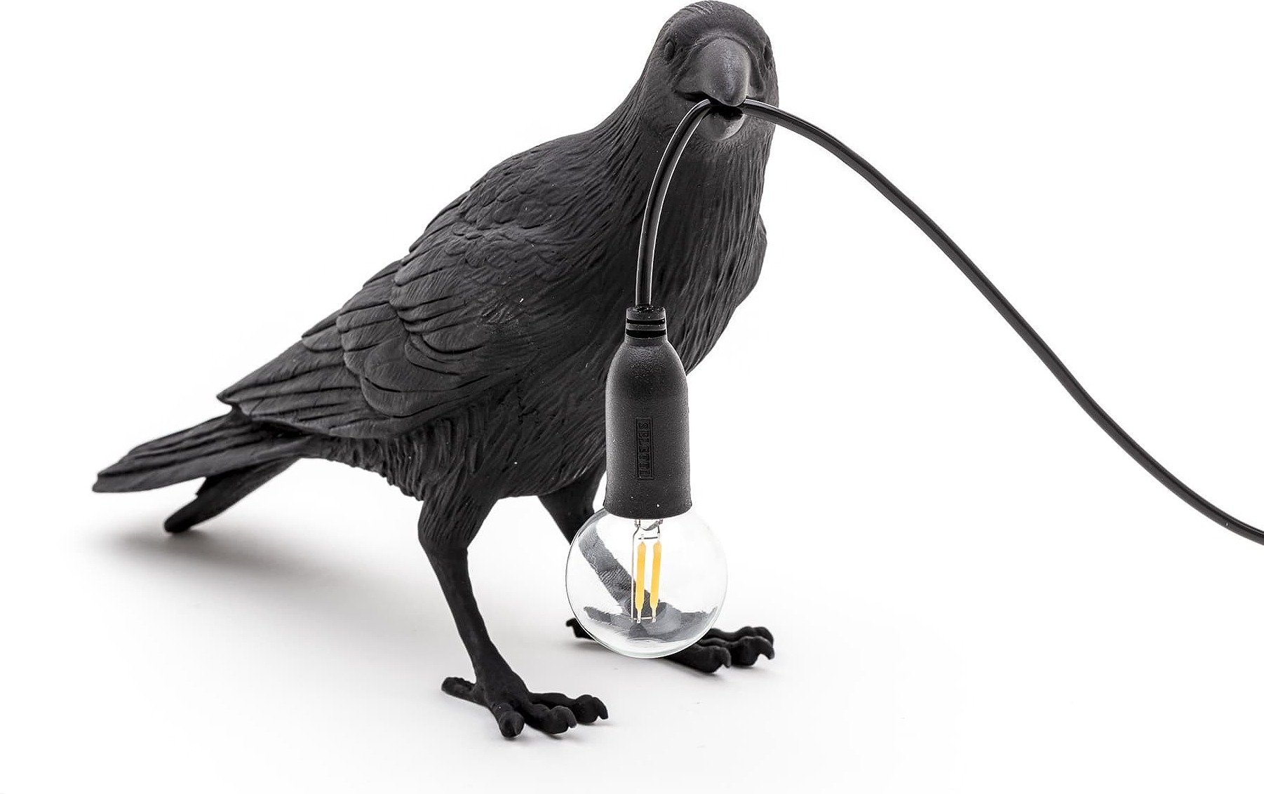 Lampa Bird čierna