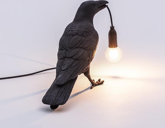 Lampa Bird czarna