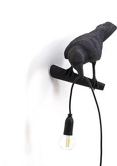 Lampa Bird vonkajšia čierna