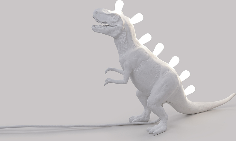 Lampa LED Jurassic biała