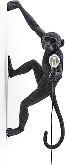 Lampa Monkey ārēja melna