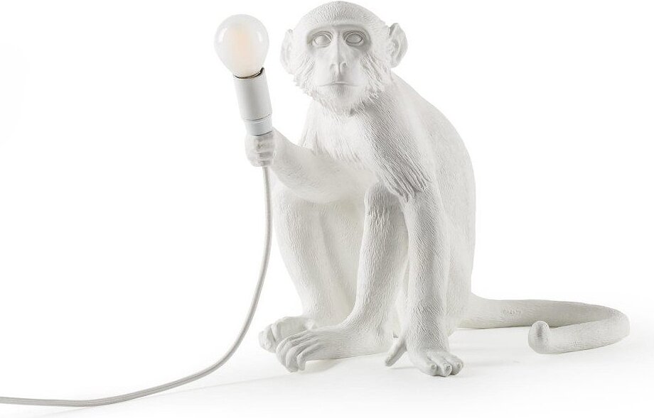 Lampa Monkey balta