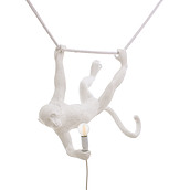 Lampa Monkey biała sufitowa Swing