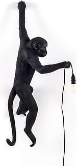 Lampa Monkey nástenné svietidlo čierna