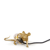 Lampa Mouse złota