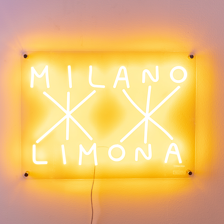 Lampada a LED Milano Limona 38 x 52 cm