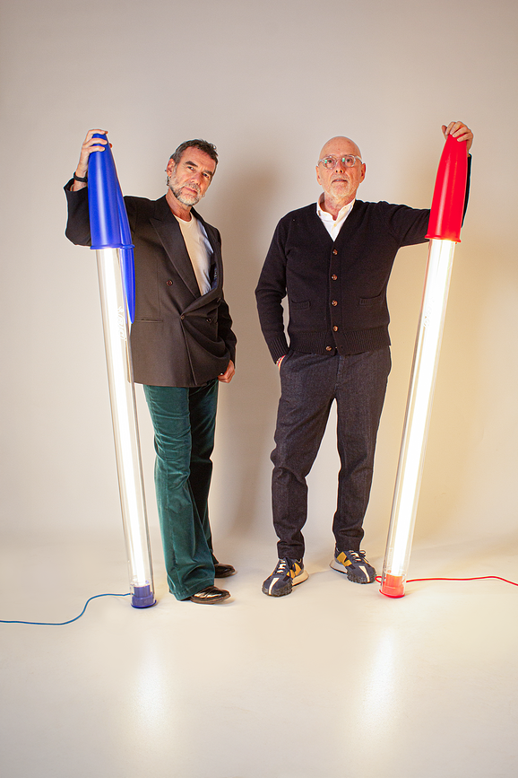 Lampada a sospensione o da parete BIC LED 173 cm, blu