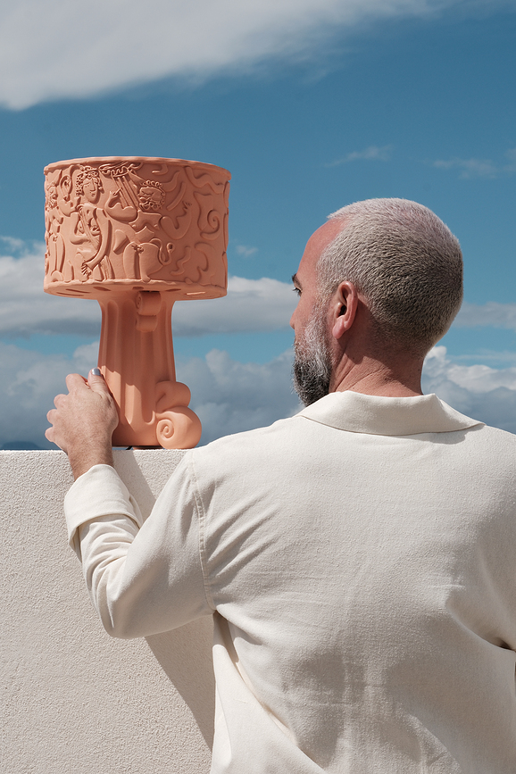 Lámpara de Jardín de terracota Magna Graecia 2.0 Dea