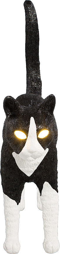 Lampe Jobby The Cat sort og hvid