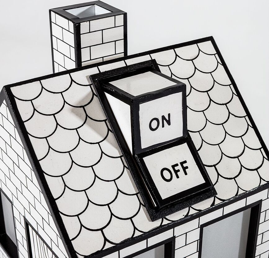 Lampe LED On Off, 16 x 25 cm