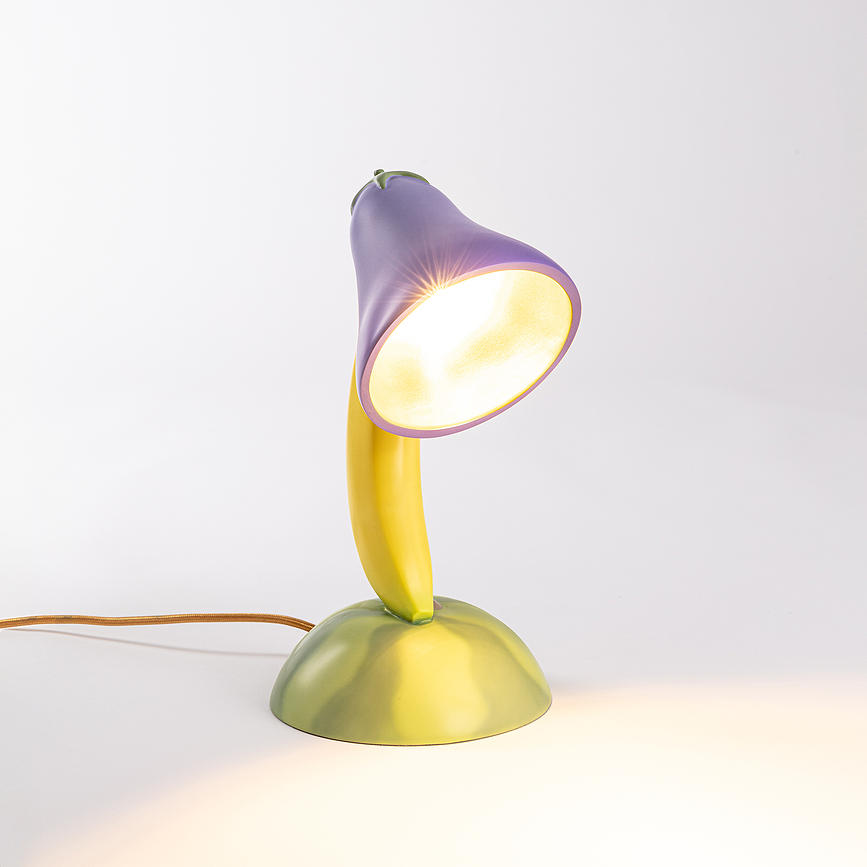 Lampe til bord Vitamin Aubergine
