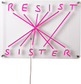 Led dekorácia na stenu Resist Sister