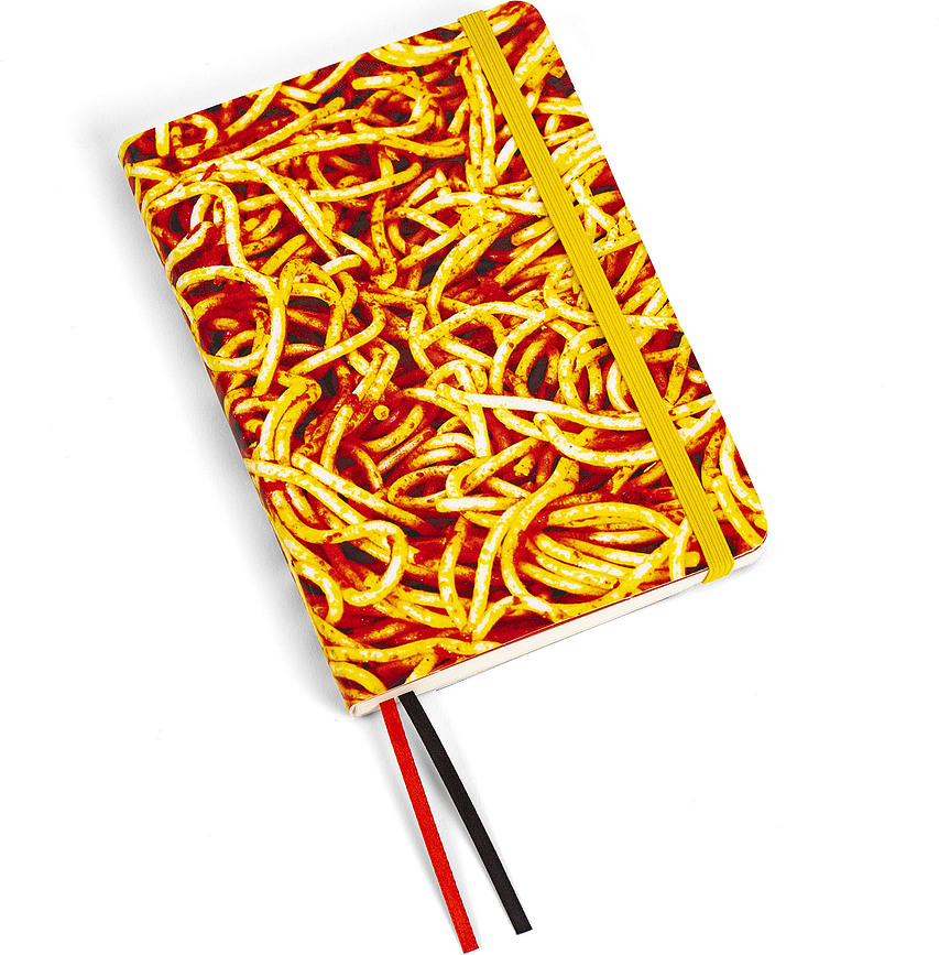 Libreta Seletti Wears Toiletpaper, diseño Spaghetti, mediana