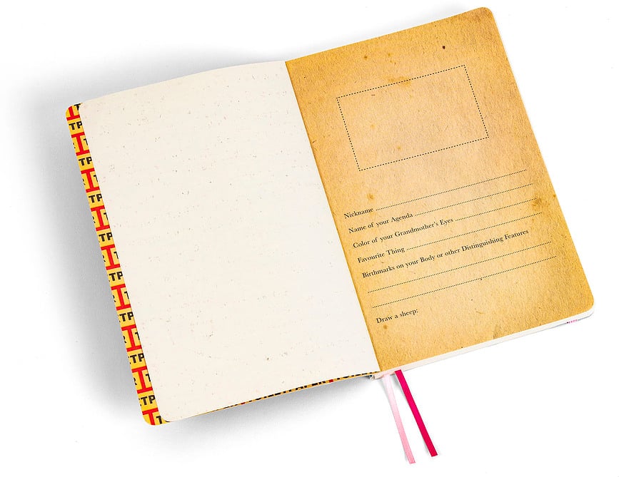 Libreta grande Seletti Wears Toiletpaper, Globo