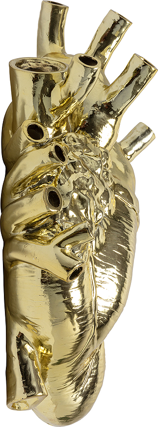 Love In Bloom Giant Vase 60 cm, doré