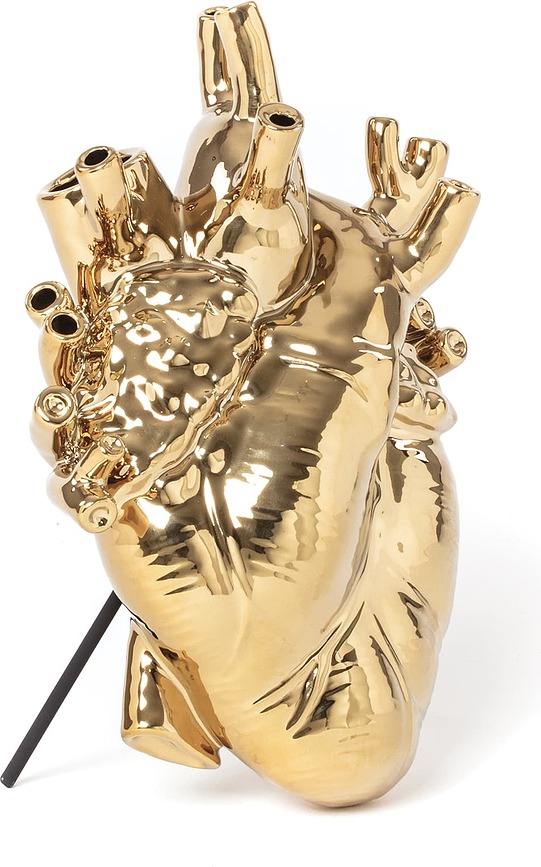 Love in Bloom Vase, doré