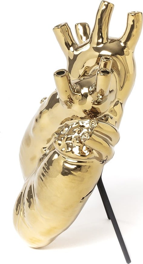 Love in Bloom Vase, doré