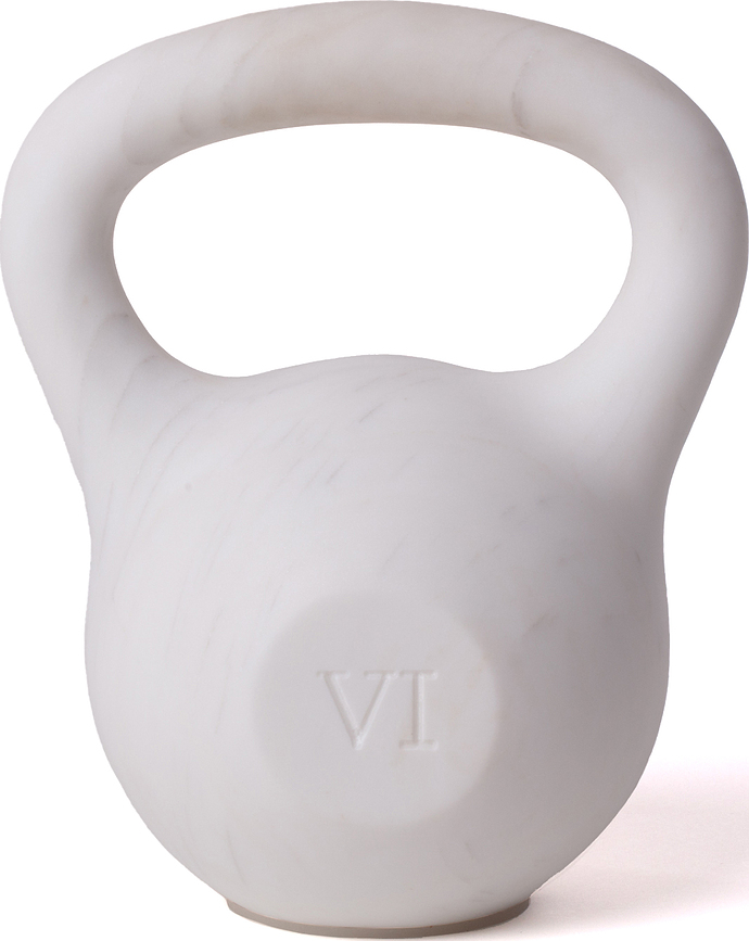 Lvdis Collections Décoration Kettlebell, en marbre