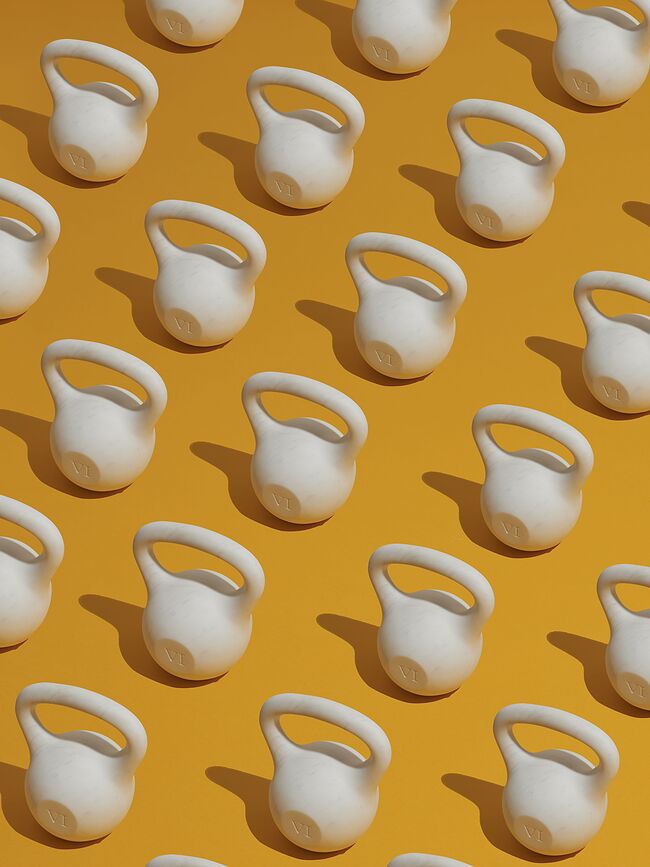 Lvdis Collections Dekoracija v obliki kettlebella, marmor