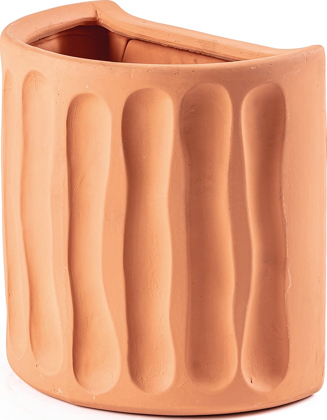 Maceta de pared de terracota Magna Graecia Dorico
