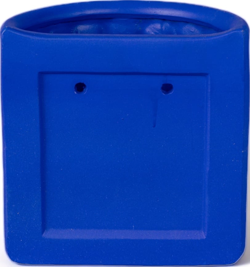 Maceta de terracota Magna Graecia Onde, para pared, azul