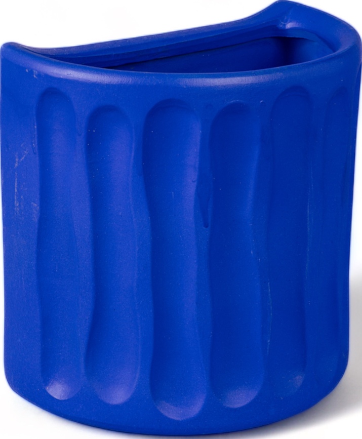 Maceta de terracota Magna Graecia Onde, para pared, azul