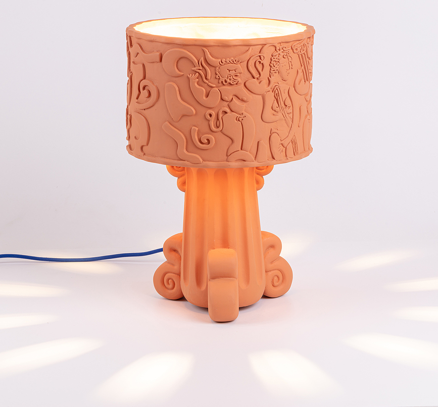 Magna Graecia 2.0 Dea Lampe de Jardin, en terre cuite