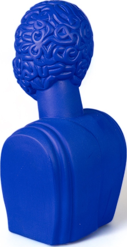 Magna Graecia Figurica Bust Poppea, modra, iz terakote