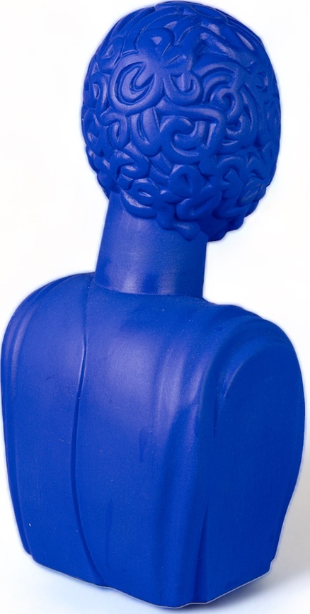 Magna Graecia Figurica Bust Poppea, modra, iz terakote