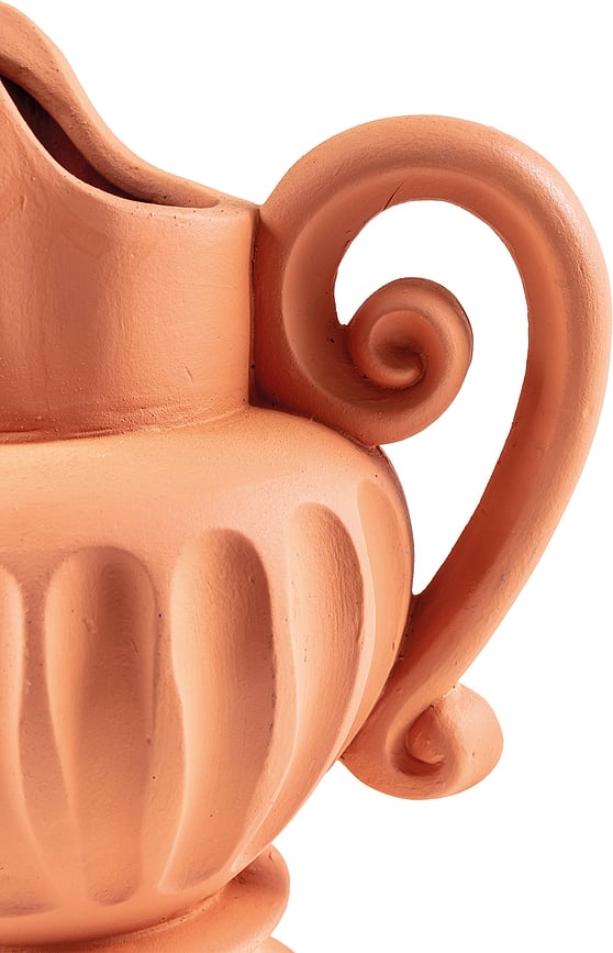 Magna Graecia Caraffa Vaza dekorativna terakota narančasta