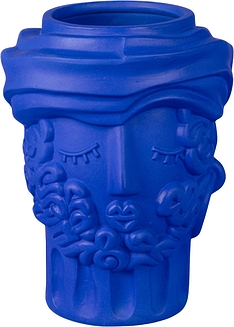 Magna Graecia Dekoratiivne vaas sinine valmistatud terrakotast