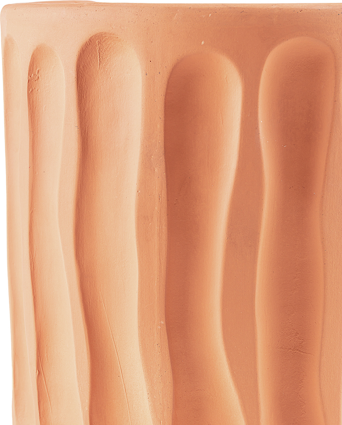 Magna Graecia Dorico Pot de Fleurs mural, terre cuite