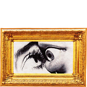 Mata łazienkowa Toiletpaper Eye and Mouth prostokątna 60 x 90 cm