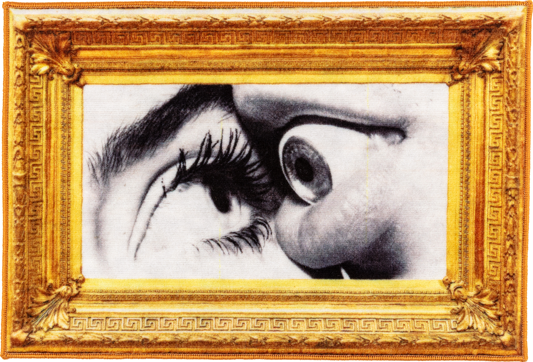 Mata łazienkowa Toiletpaper Eye and Mouth prostokątna 60 x 90 cm
