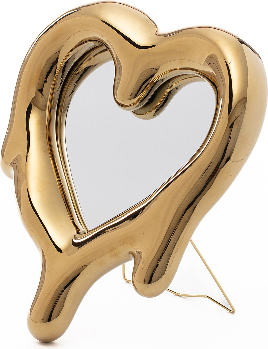 Melted Heart Bilderrahmen goldfarben