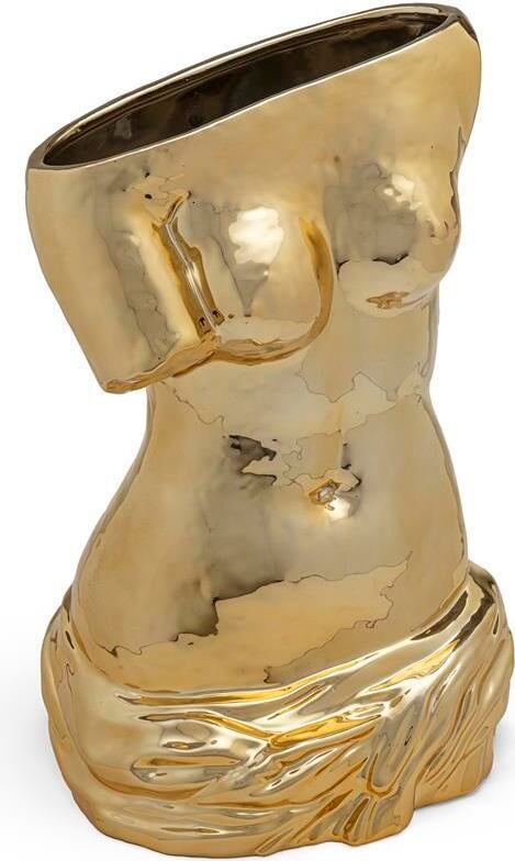 Milo Vase goldfarben