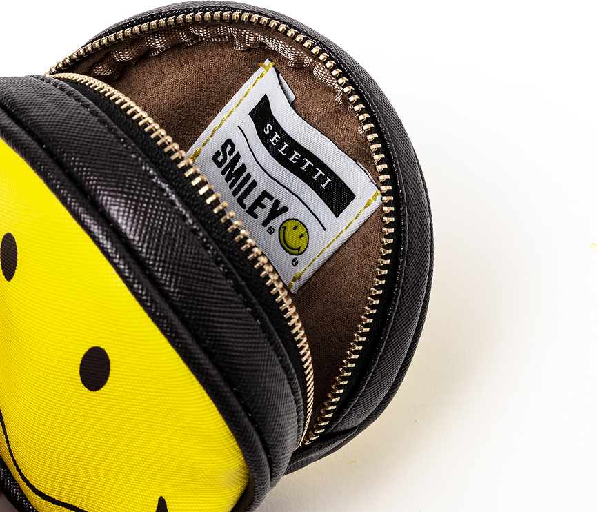 Monedero Smiley Zigzag, 10 cm