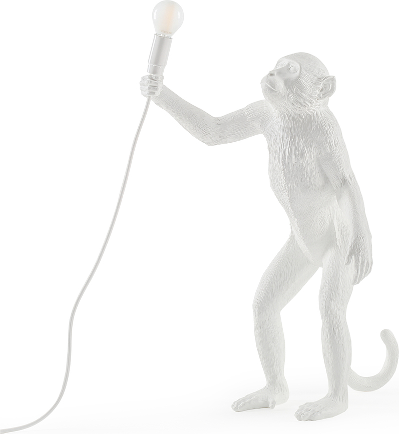 Monkey fehér Lámpa külső