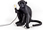 Monkey Lampe de Table, assise, noire